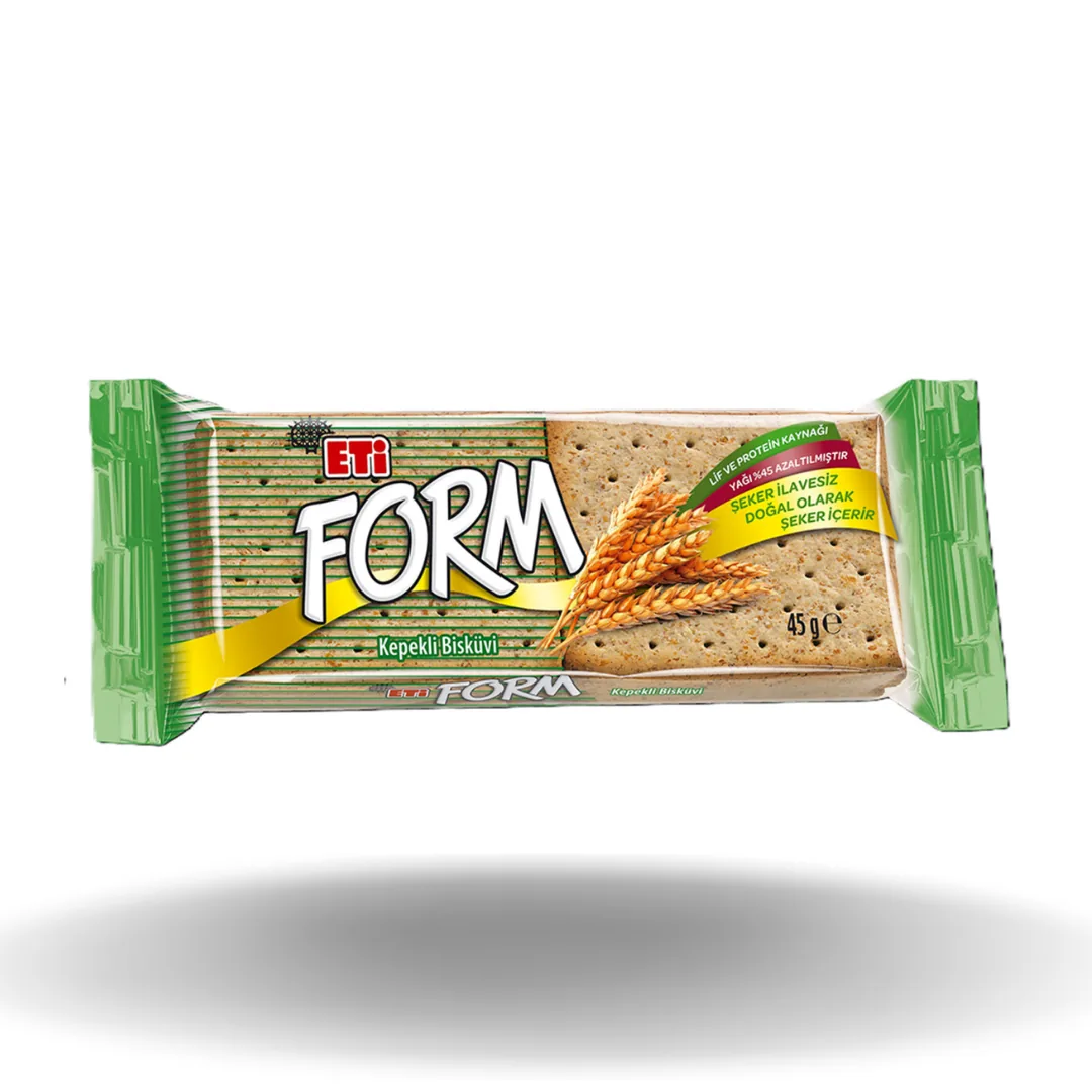Eti Form Kepekli Bisküvi 45 Gr