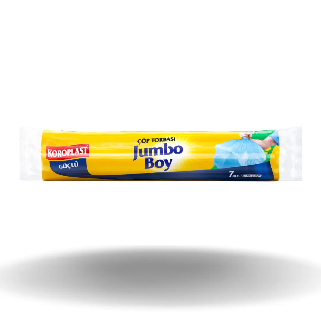 Koroplast Güçlü Jumbo Boy Çöp Torbası 7'li
