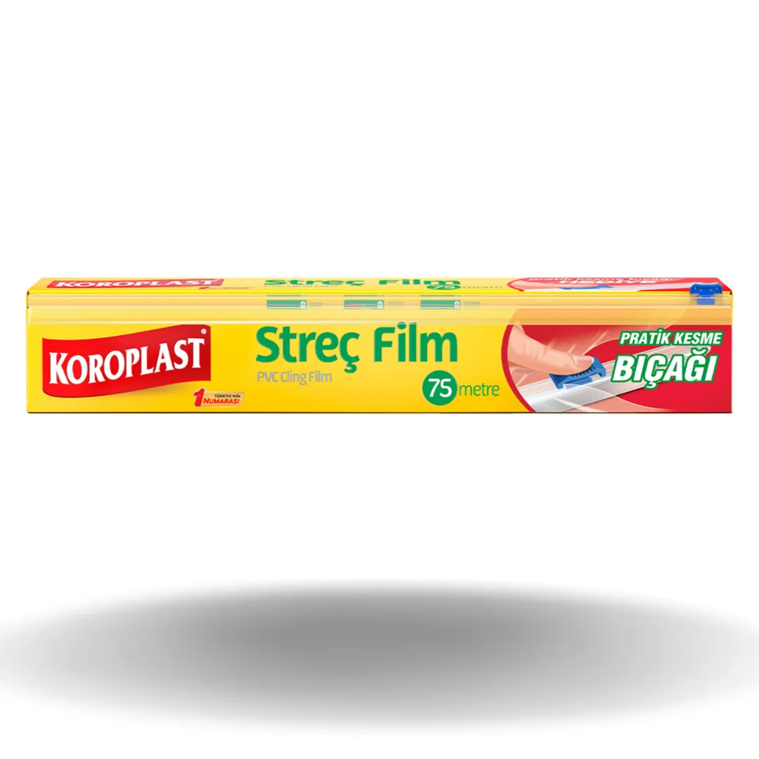 Koroplast Kesme Bıçaklı Streç Film 75 Mt