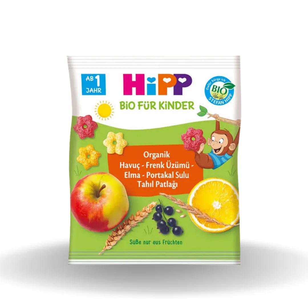 Hipp Organik Havuç Frenk Üzümü Elma Portakal Sulu Tahıl