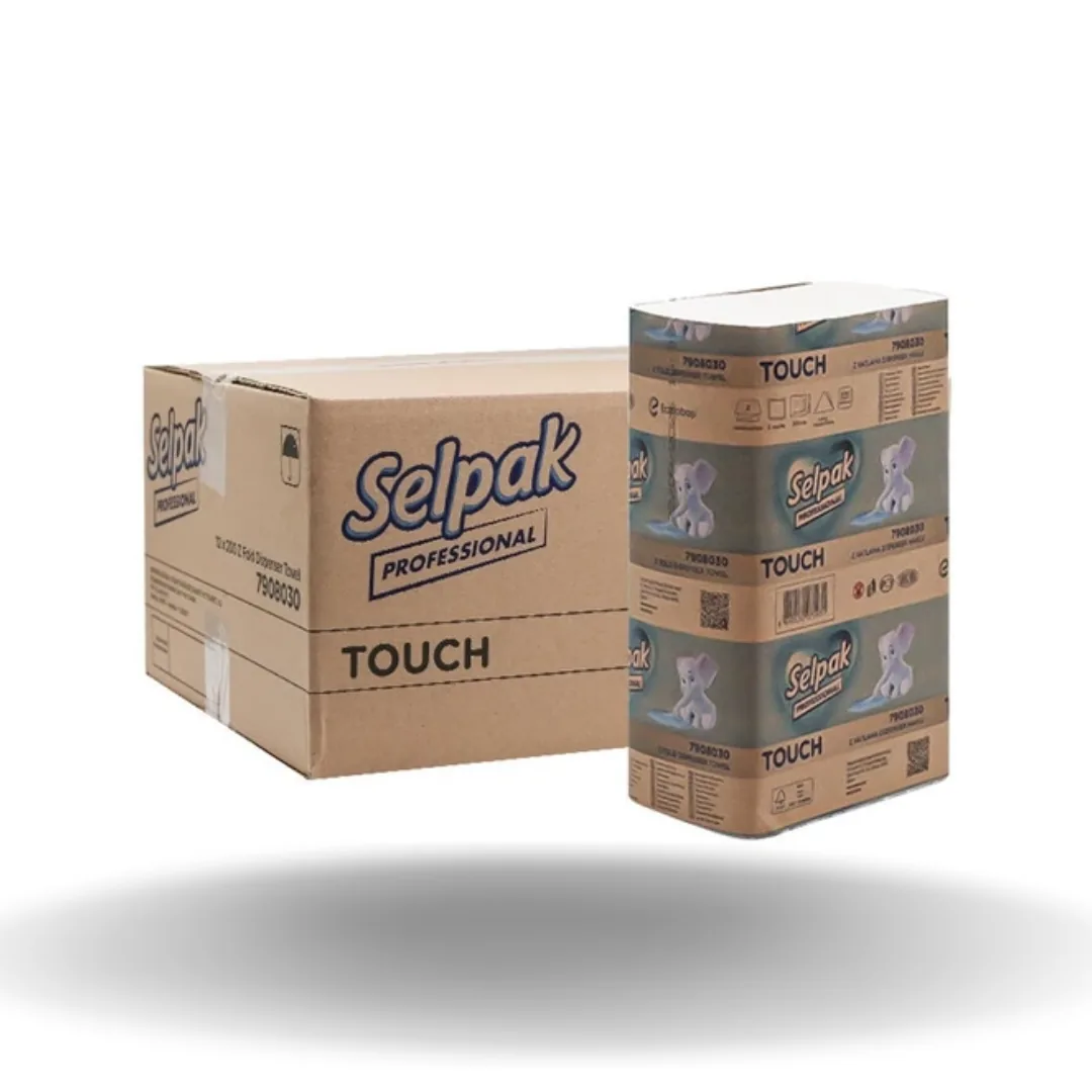 Selpak Pro Touch Z- Katlama Dispenser Havlu 200'Lü Koli x12