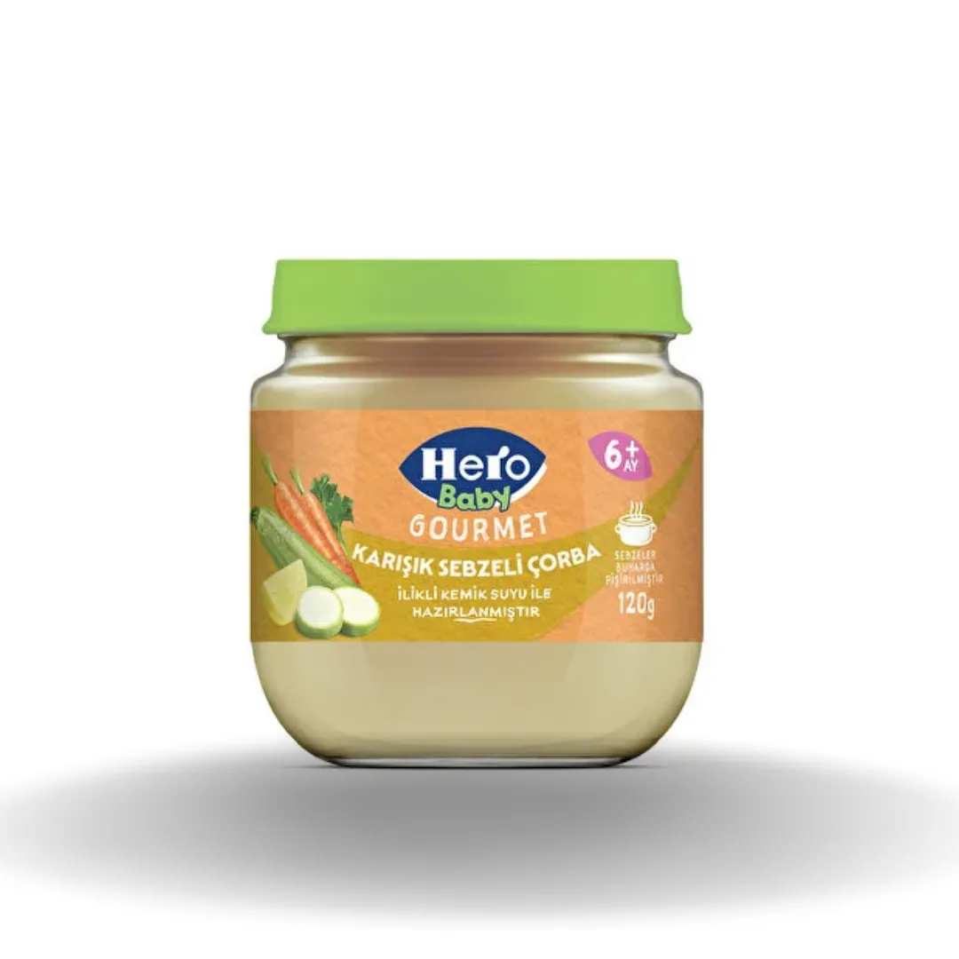 Hero Baby Gourmet Karışık Sebzeli 120 Gr