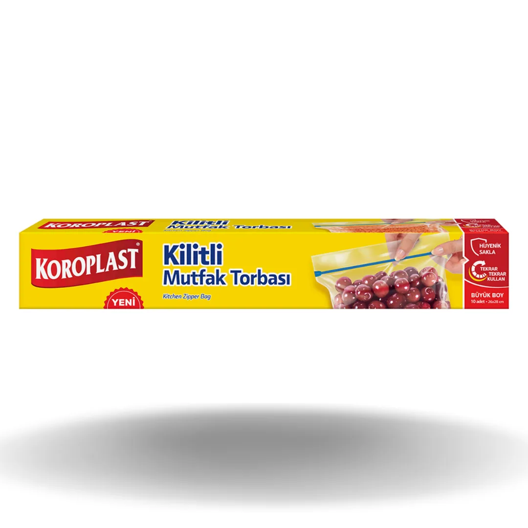 Koroplast Kilitli Mutfak Torbası Büyük Boy