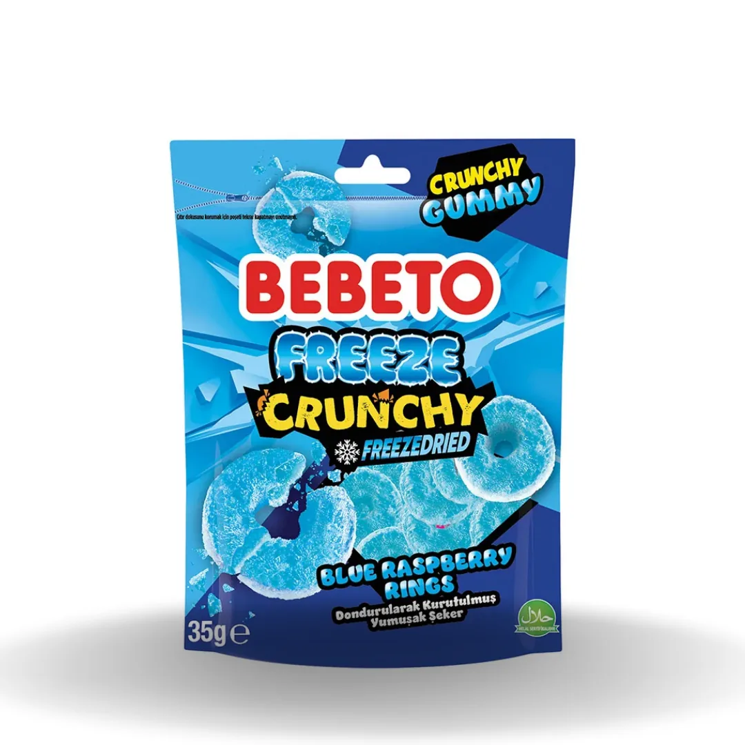 Bebeto Freeze Dried Blue Raspberry 35 Gr