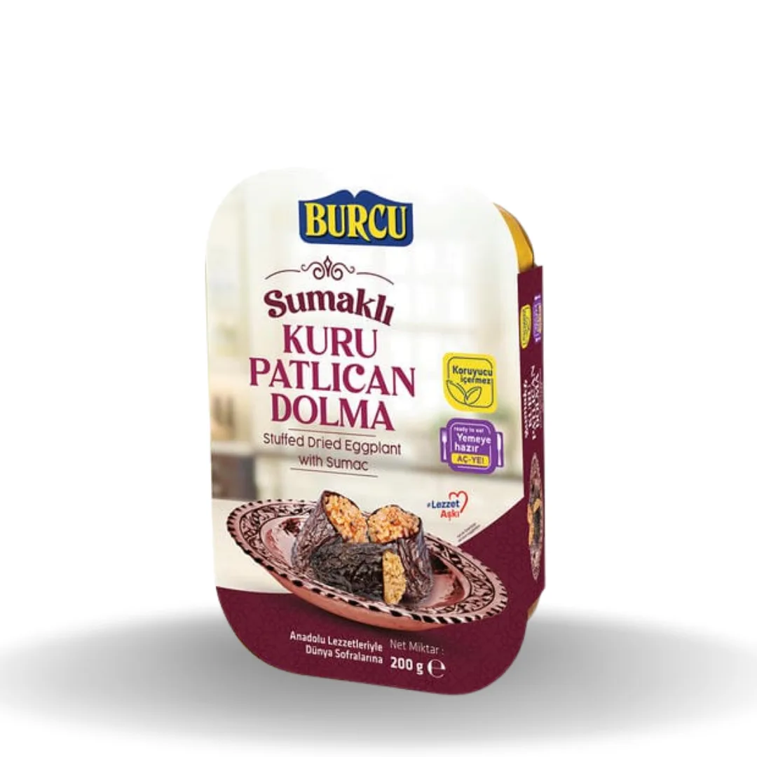 Burcu Sumaklı Kuru Patlıcan Dolma 200 G