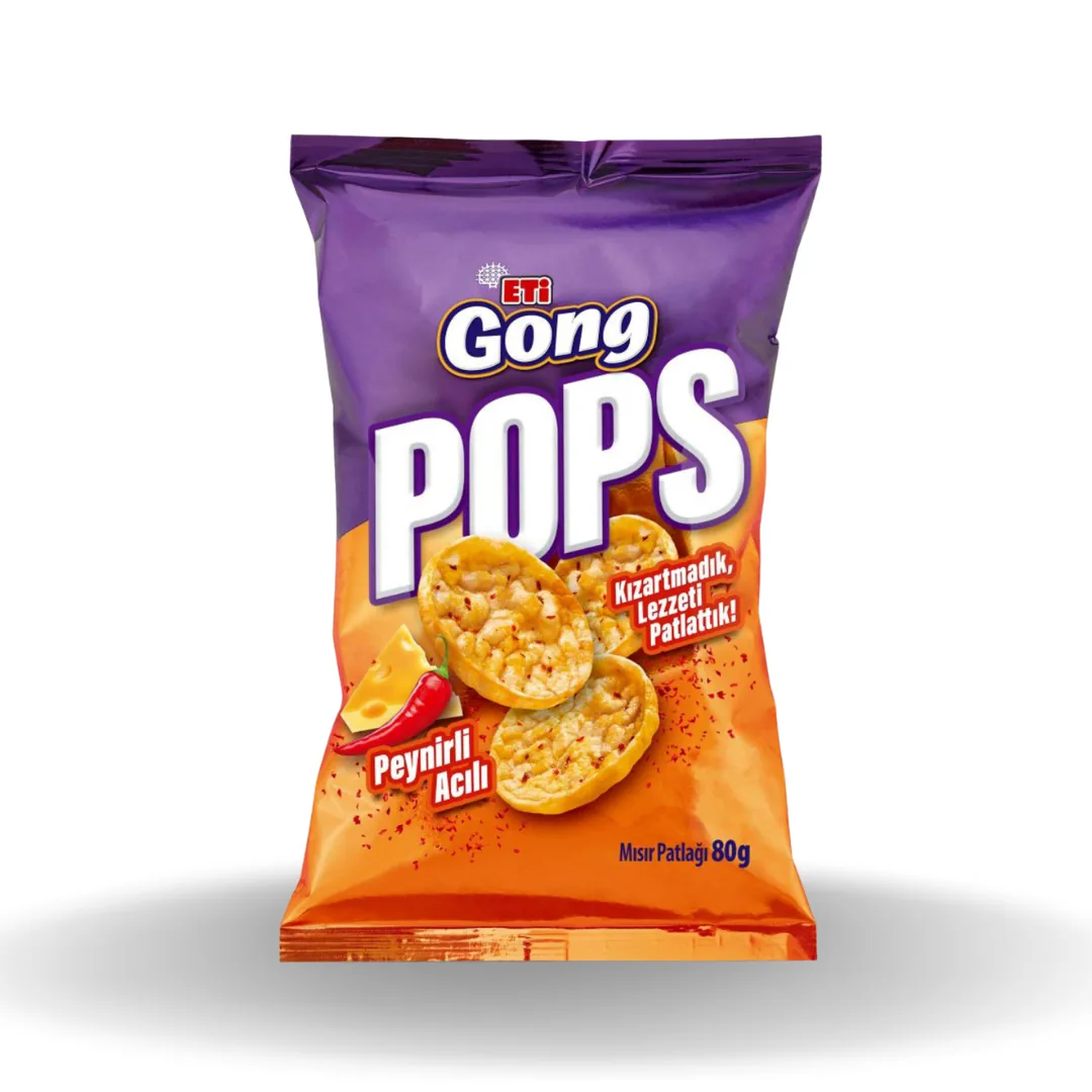 Eti Gong Pops Peynir & AcI Çeşnili 80 Gr