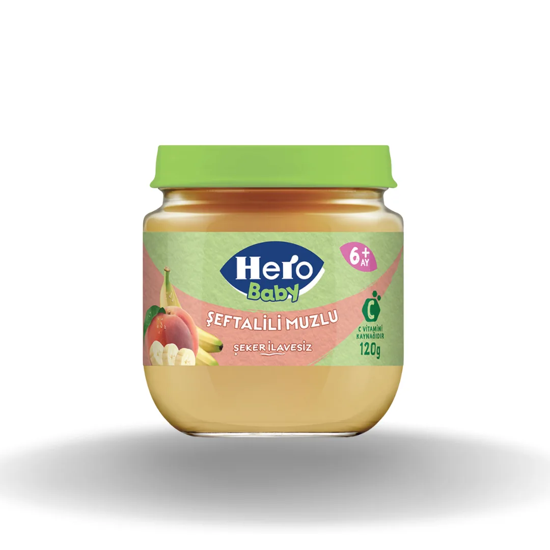 Hero Baby Şeftali & Muzlu 120 Gr