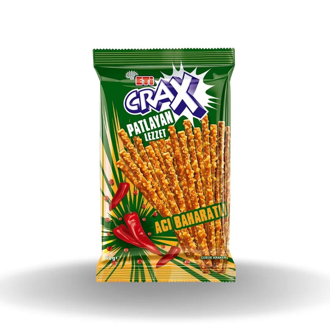 Eti Crax Patlayan Lezzet Acı Baharatlı 50 Gr