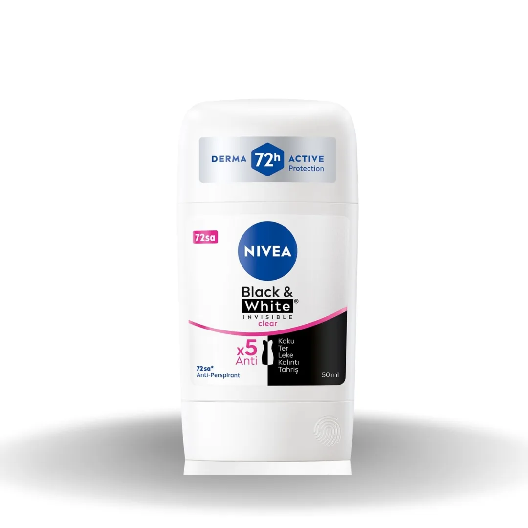 Nivea Stick Inv B&W Sılk Kadın 50Ml