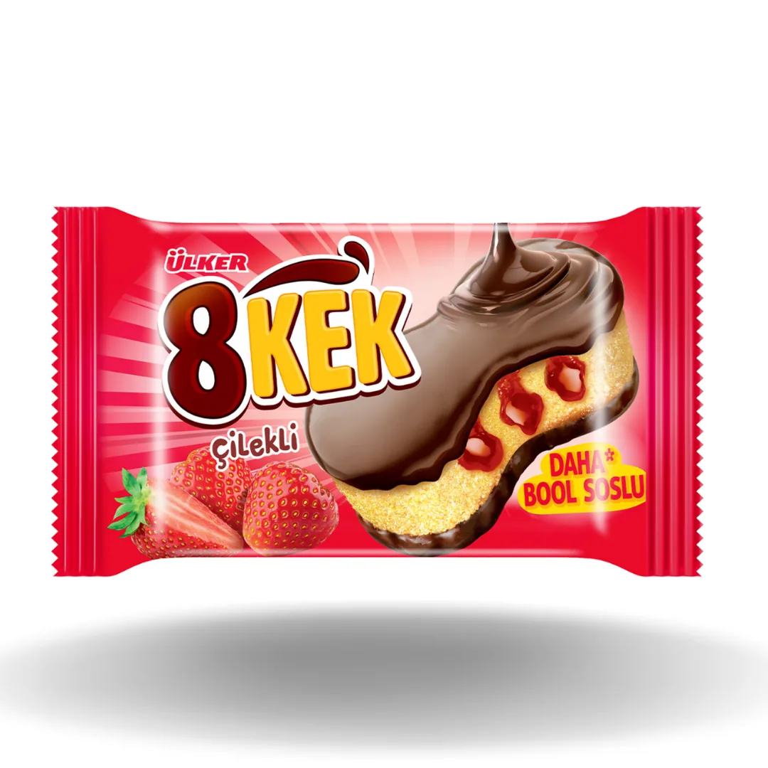Ülker Dankek 8 Kek Çikolata Çilek 55 Gr