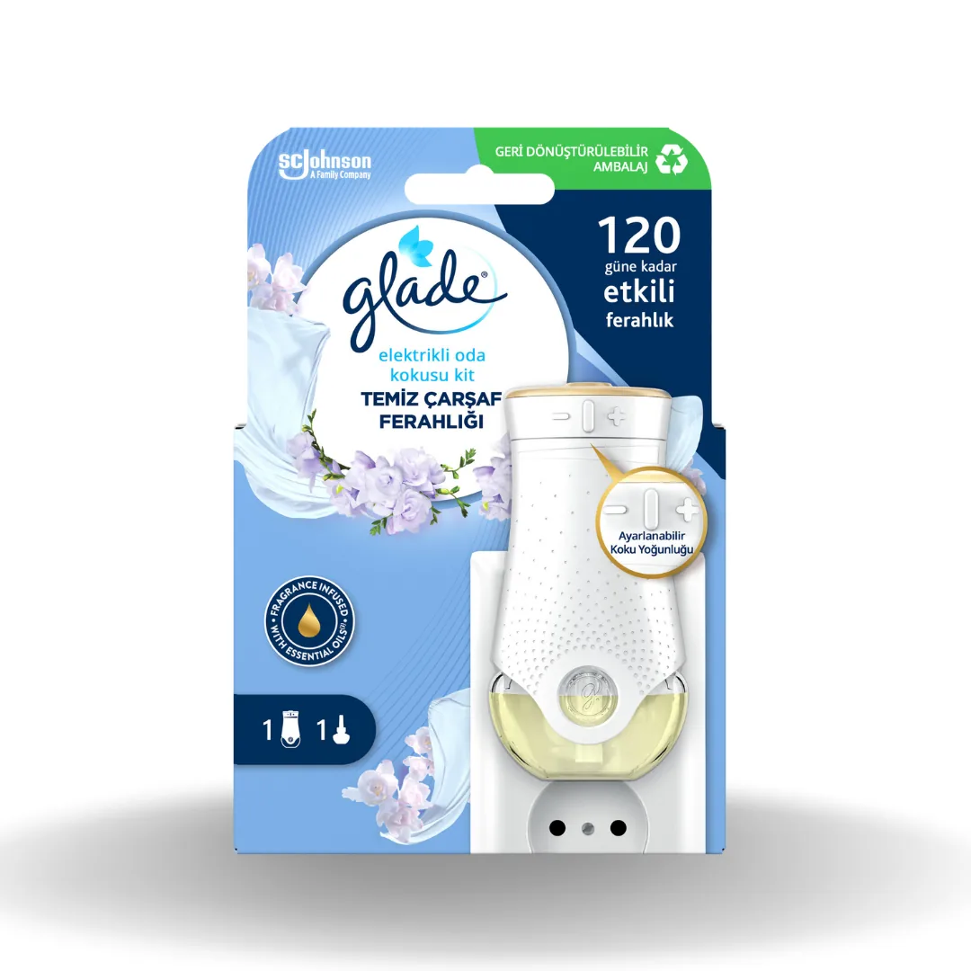 Glade Elektrikli Oda Kokusu Temiz Çarşaf
