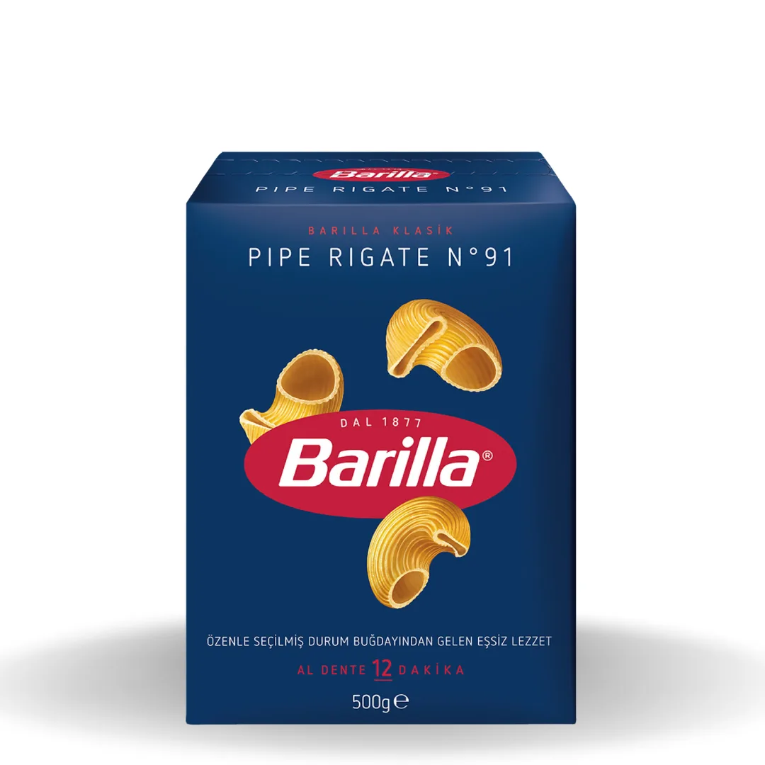 Barilla Pipe Rigate Mantı Makarna 500 g