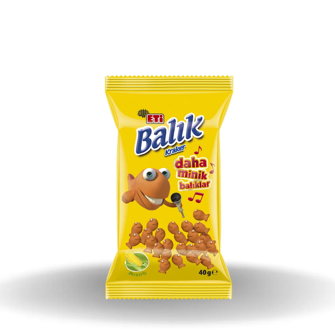 Eti Balık Kraker Mısırlı 40 Gr