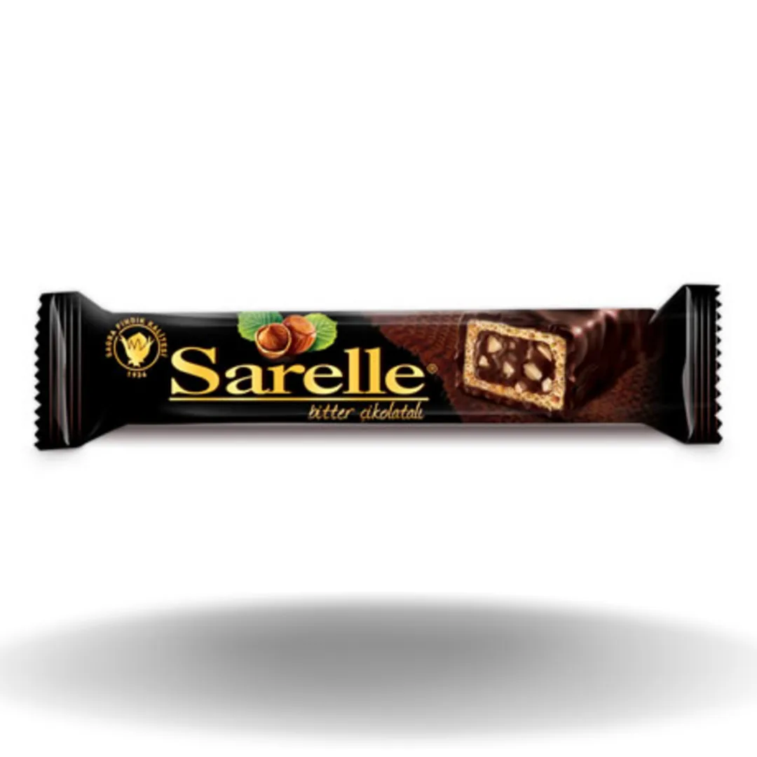 Sarelle Bitter Çikolatalı Gofret 33 Gr