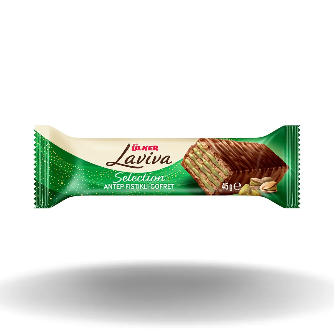 Ülker Laviva Selection Gofret Antep Fistıklı 45 Gr