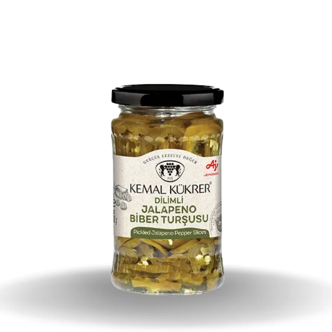 Kemal Kükrer Jalapeno Biber Turşusu Cam Kavanoz 330 G