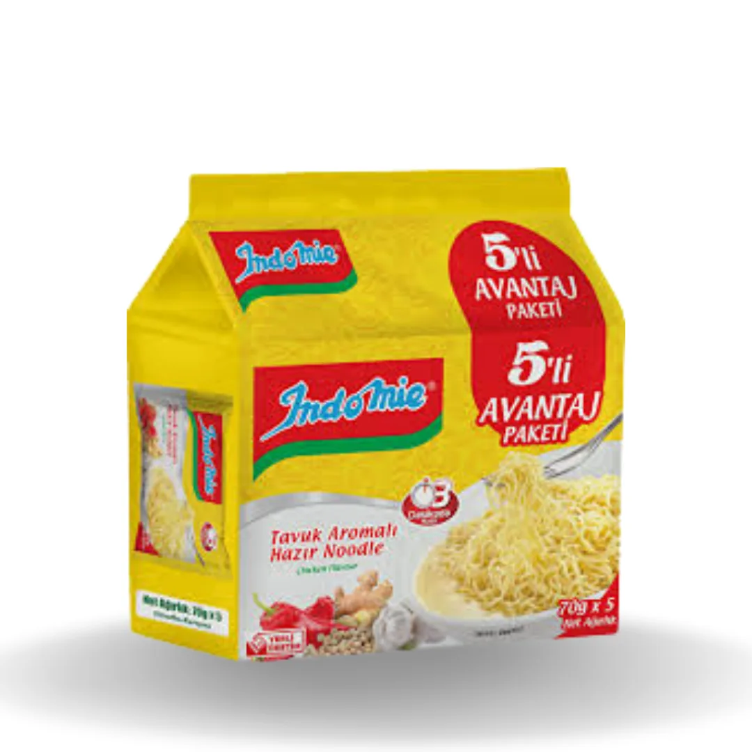 Indomie Tavuklu Noodle 5'li Paket 375 Gr