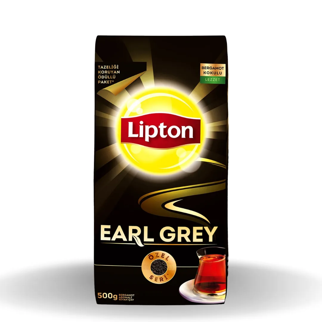 Lipton Earl Grey Bergamot Aromalı Dökme Siyah Çay 500 Gr