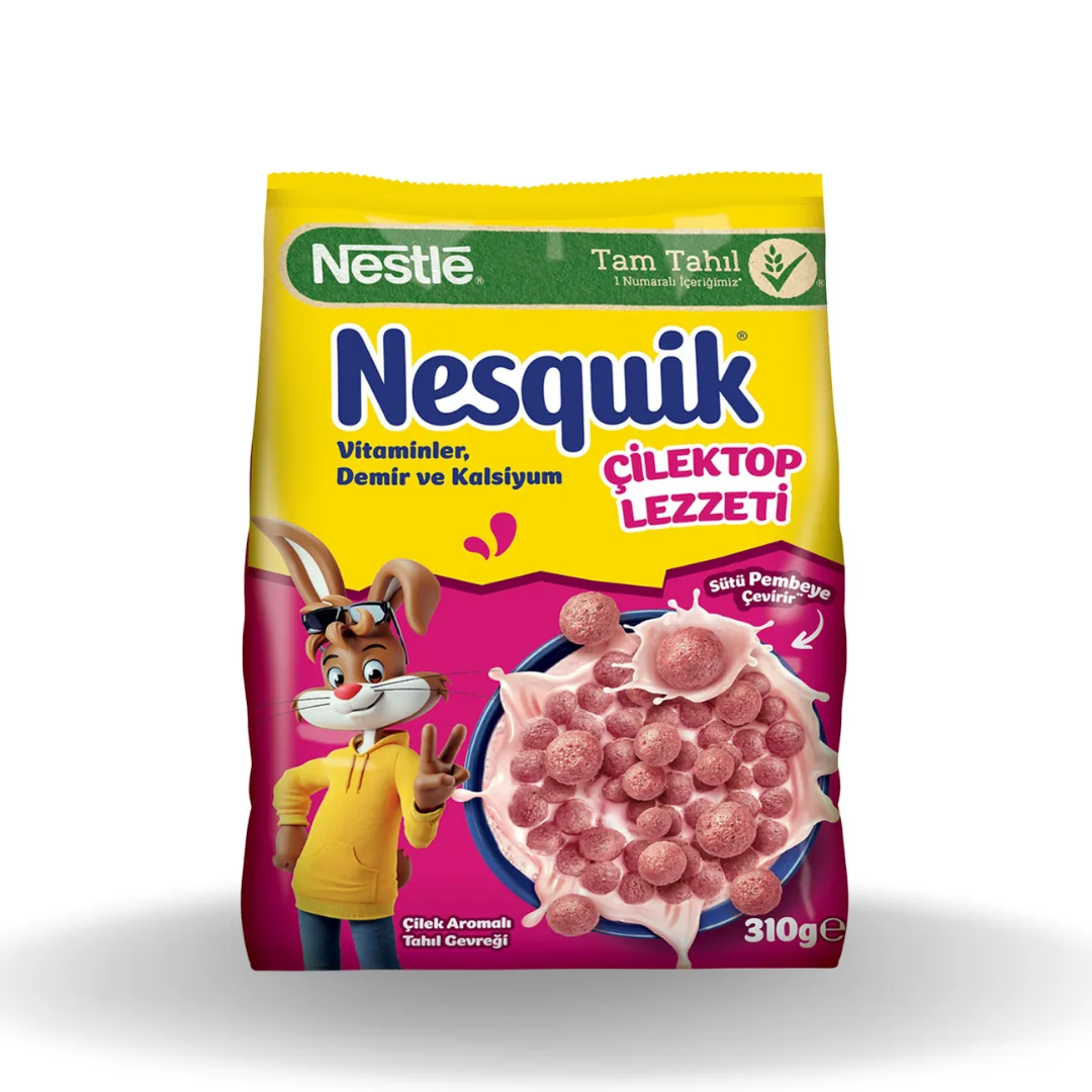 Nestle Nesquik Mısir Gevreği Çilektop 310 Gr