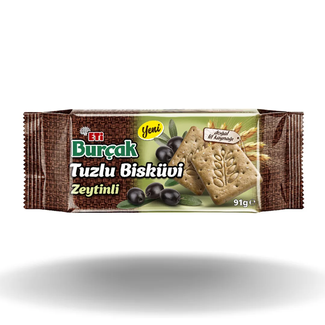 Eti Burçak Tuzlu Zeytinli 91 Gr