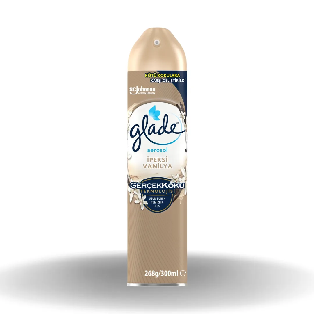 Glade Aerosol Spray ipeksi Vanilya 300 Ml