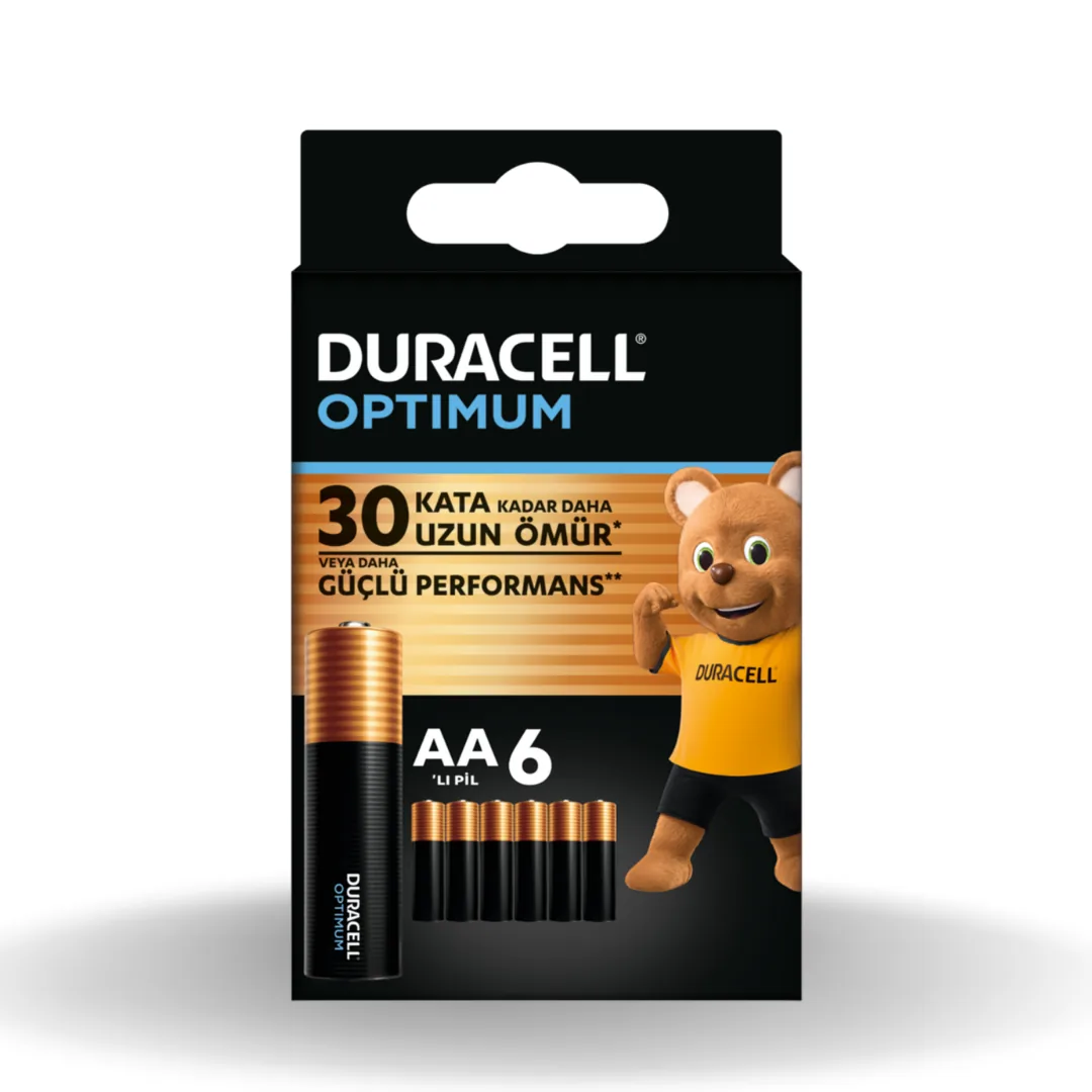 Duracell Optimum Kalem 6'LI Aa