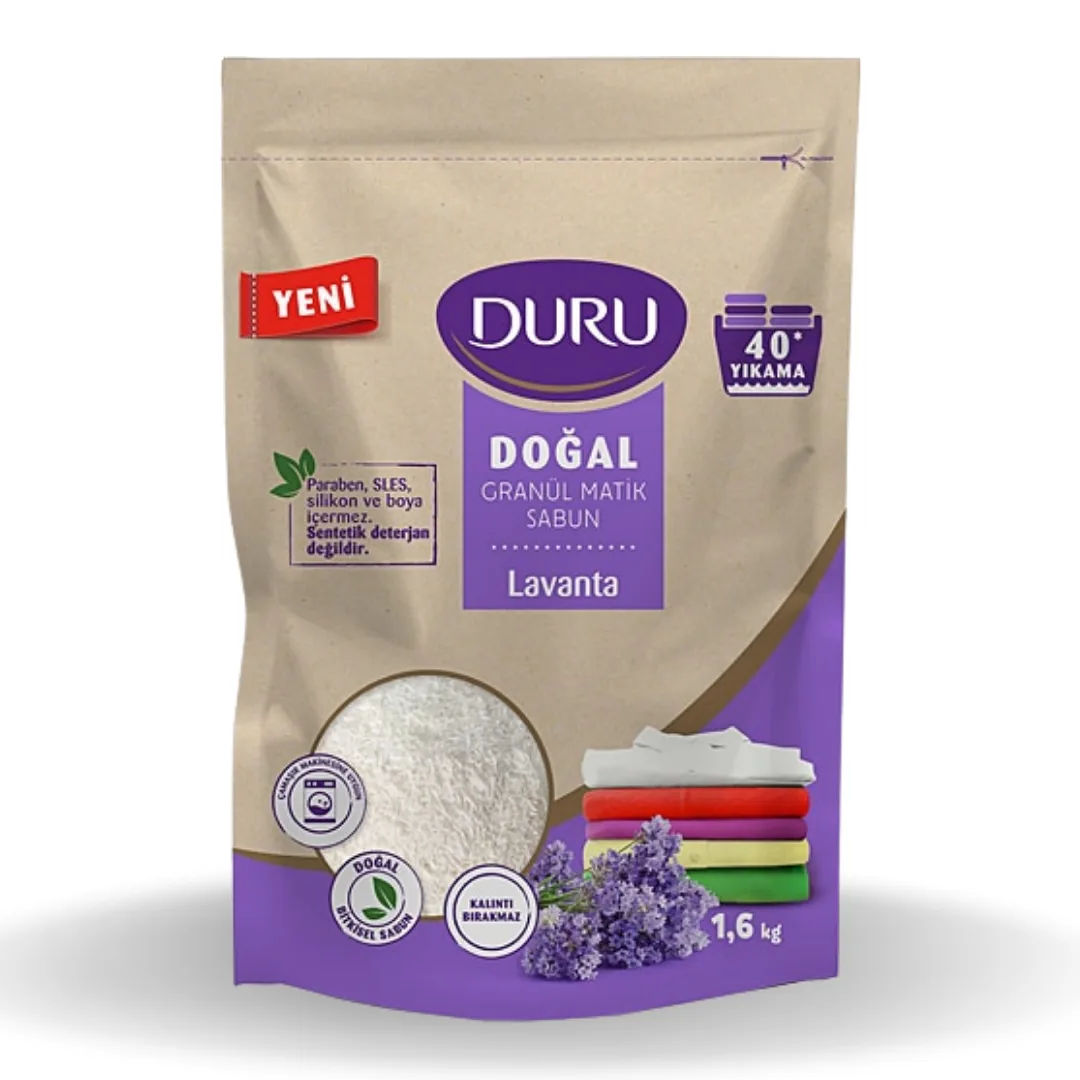 Duru Lavanta Sabun Doğal Granülmatik 1600 Gr