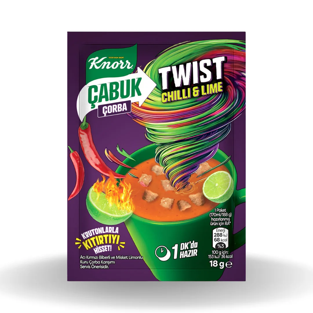 Knorr Çabuk Çorba Twist Chilli Lime 18 Gr