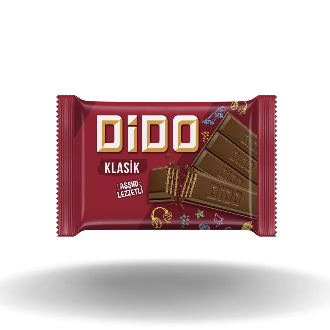 Ulker Dido Kare Çikolata Gofret 55,5 Gr