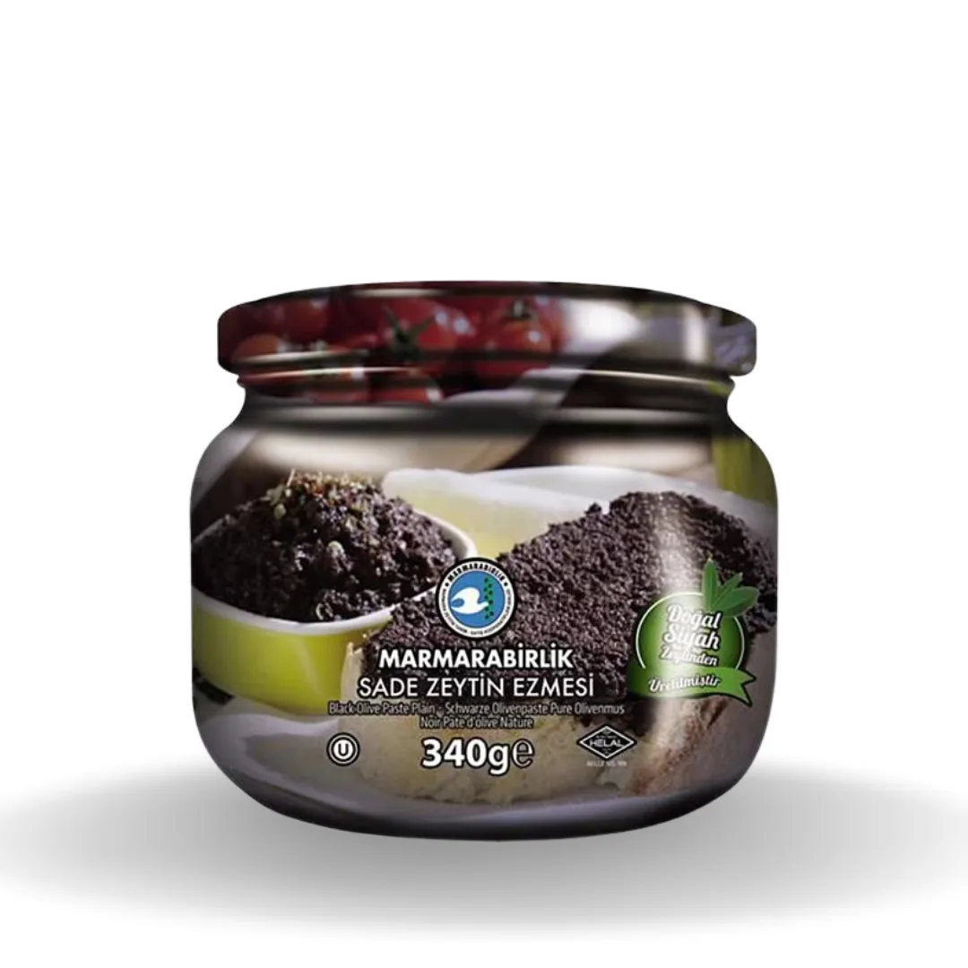 Marmarabirlik Sade Siyah Zeytin Ezmesi 340 Gr