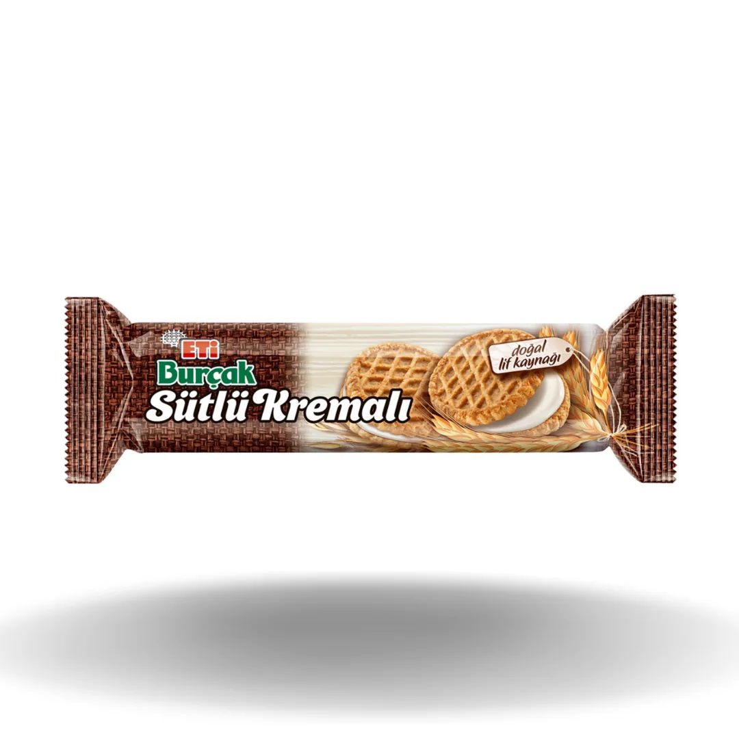 Eti Burçak Sütlü Kremalı Bisküvi 100 Gr