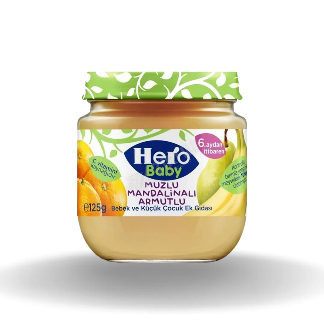 Hero Baby Muz & Mandalina & Armut 125 Gr