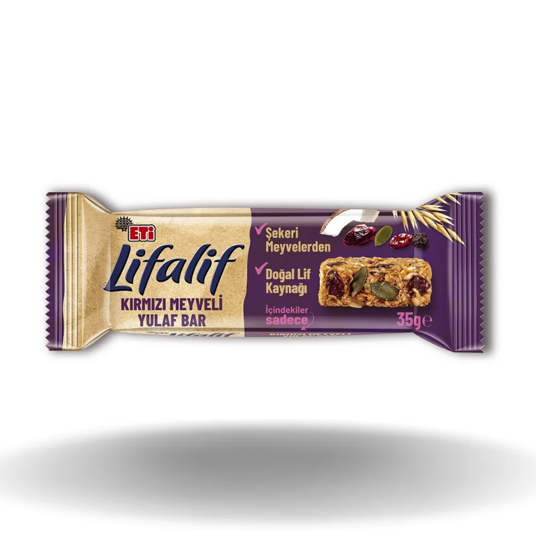 Eti Lifalif Kırmızı Meyveli Bar 35 Gr