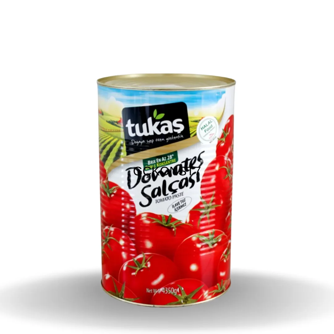 Tukaş Domates Salçası Teneke 4350 G
