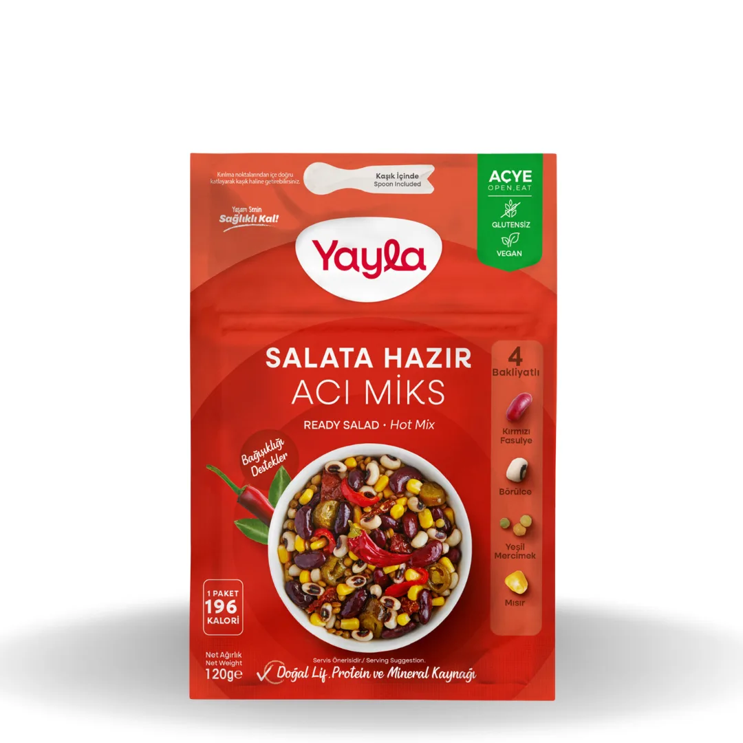 Yayla Hazır Salata Acı Miks 120 G