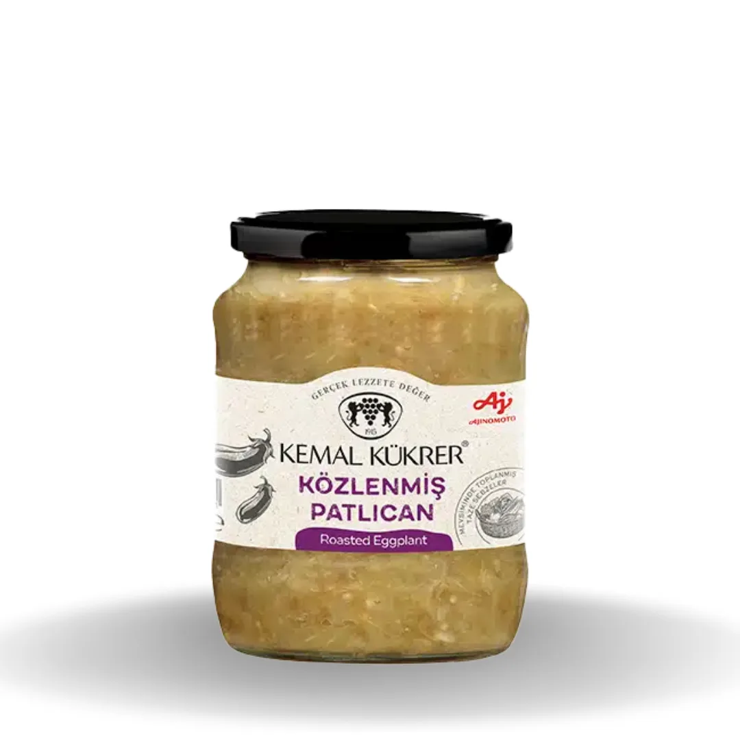 Kemal Kükrer Közlenmiş Patlıcan Cam Kavanoz 680 G