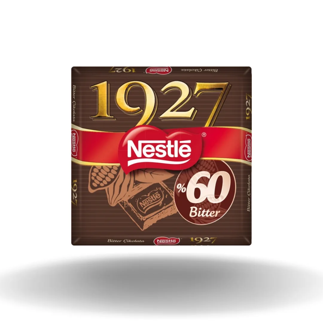 Nestle 1927 Kare Çikolata % 60 Bitter 60 Gr