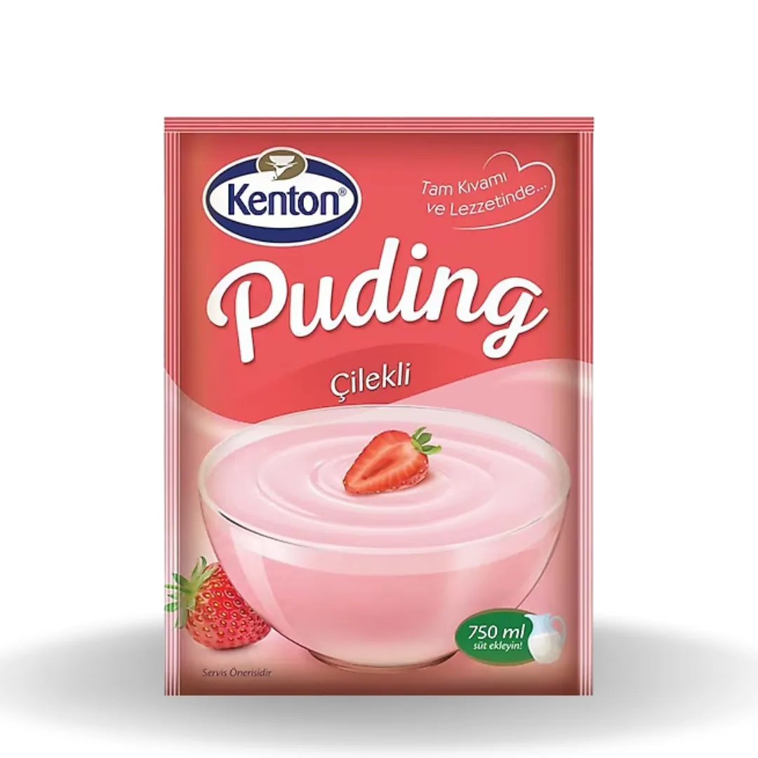 Kenton Puding Neşeli Tatlar Çilekli 125 Gr