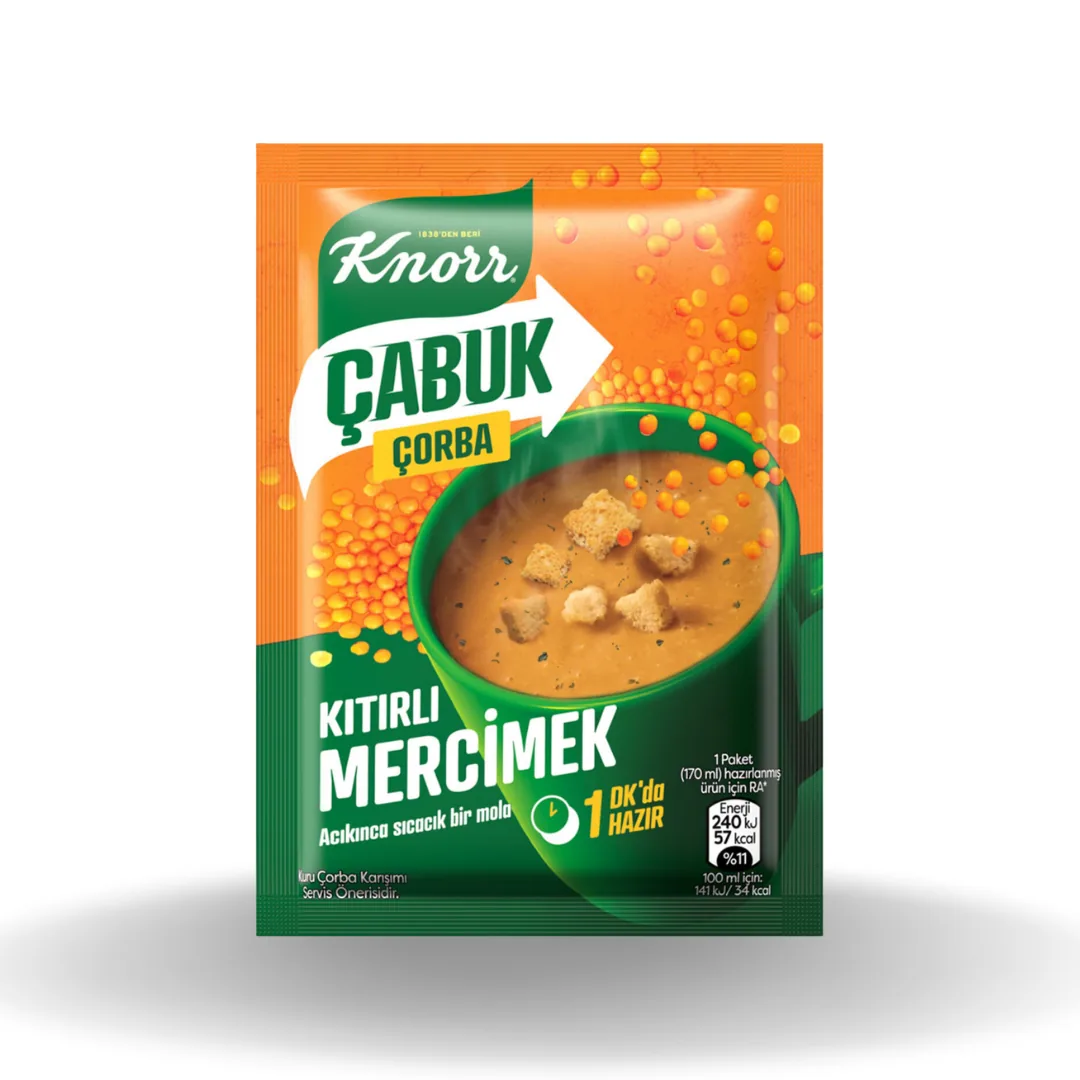 Knorr Çabuk Çorba Mercimek 22 Gr