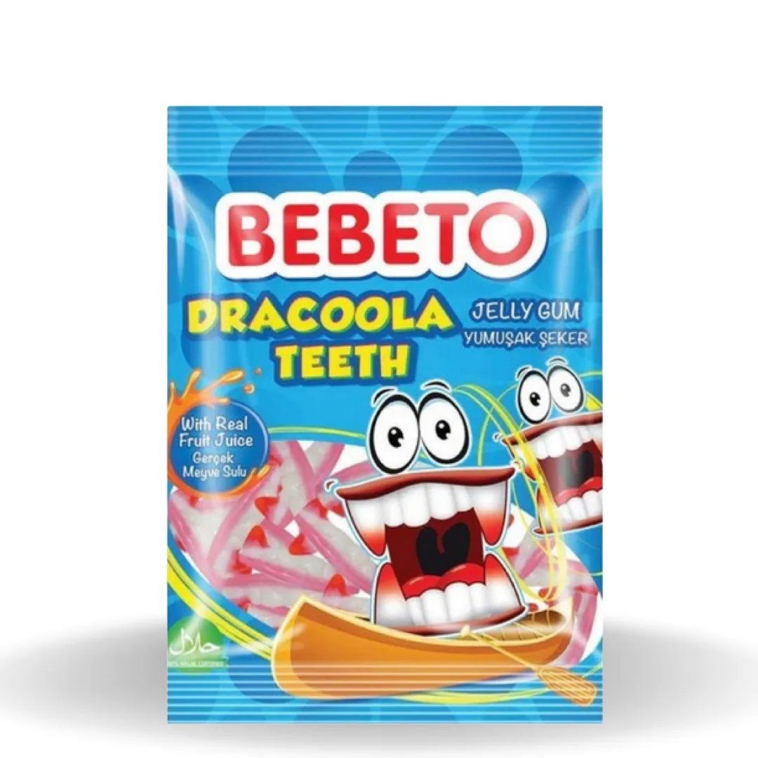 Bebeto Jelly Dracoola Yumuşak Şeker 80 Gr