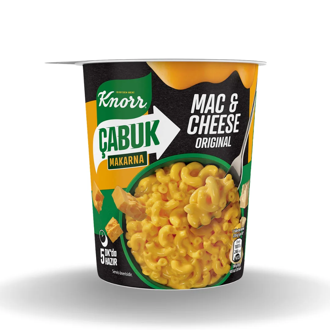 Knorr Çabuk Bardak Makarna Mac & Cheese 65 Gr