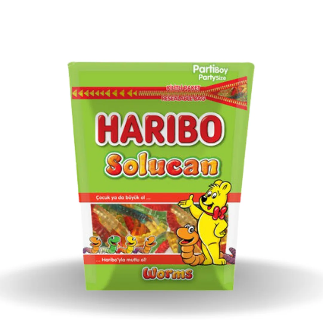 Haribo Jelly Doypack Solucan 200 Gr