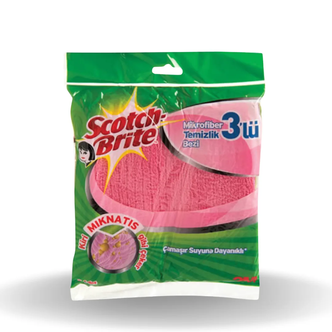 Scotch Brite Yeşil Klasik Sünger 4'lü