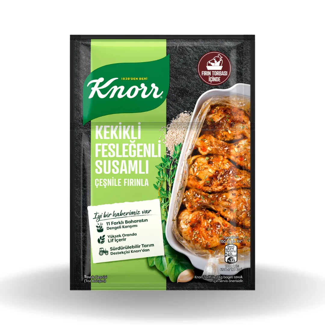 Knorr Çeşni Fırında Tavuk Dağ Kekik Feslegen 29 Gr