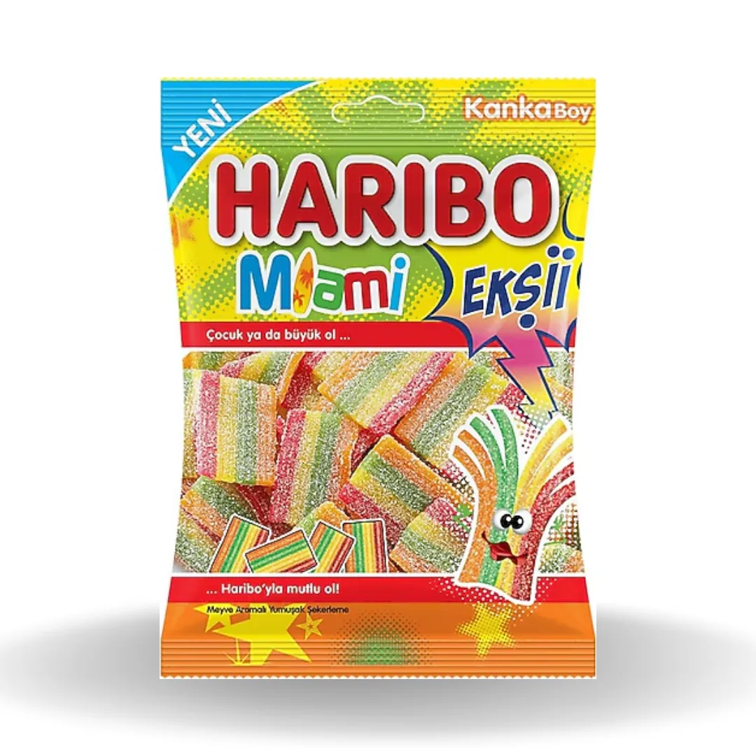 Haribo Jelly Ekşii Miami 70 Gr