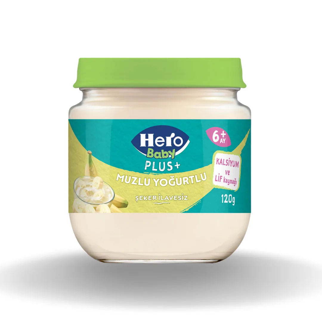 Hero Baby Plus Muzlu Yoğurtlu 120 Gr