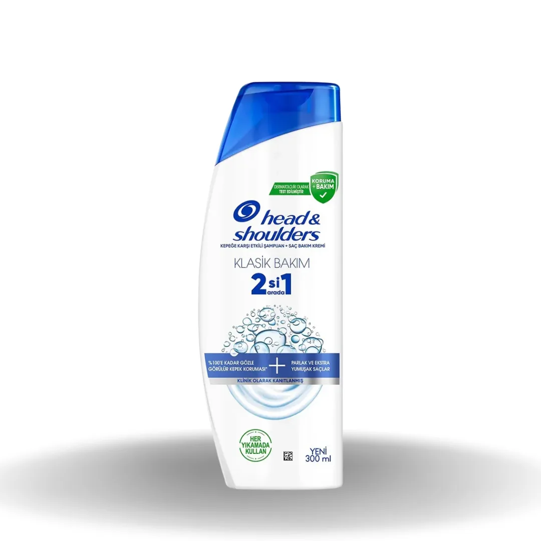 Head & Shoulders 2’si 1 Arada Klasik Bakım Şampuan 300 Ml
