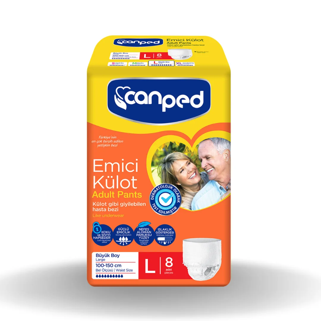 Canped Emici Büyük 8 Li Külot Bezi