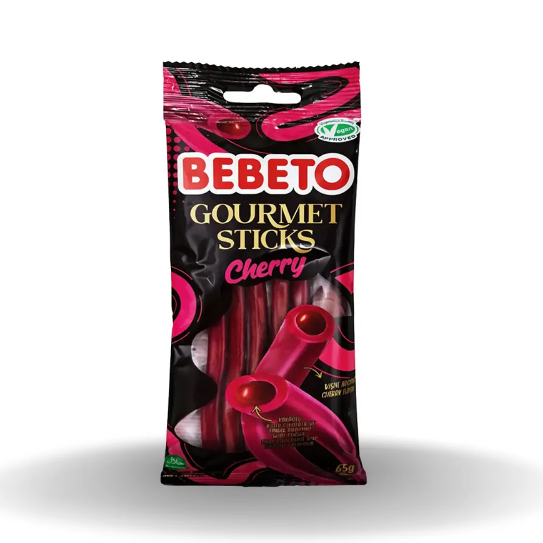 Bebeto Gourmet Sticks Cherry 65 Gr