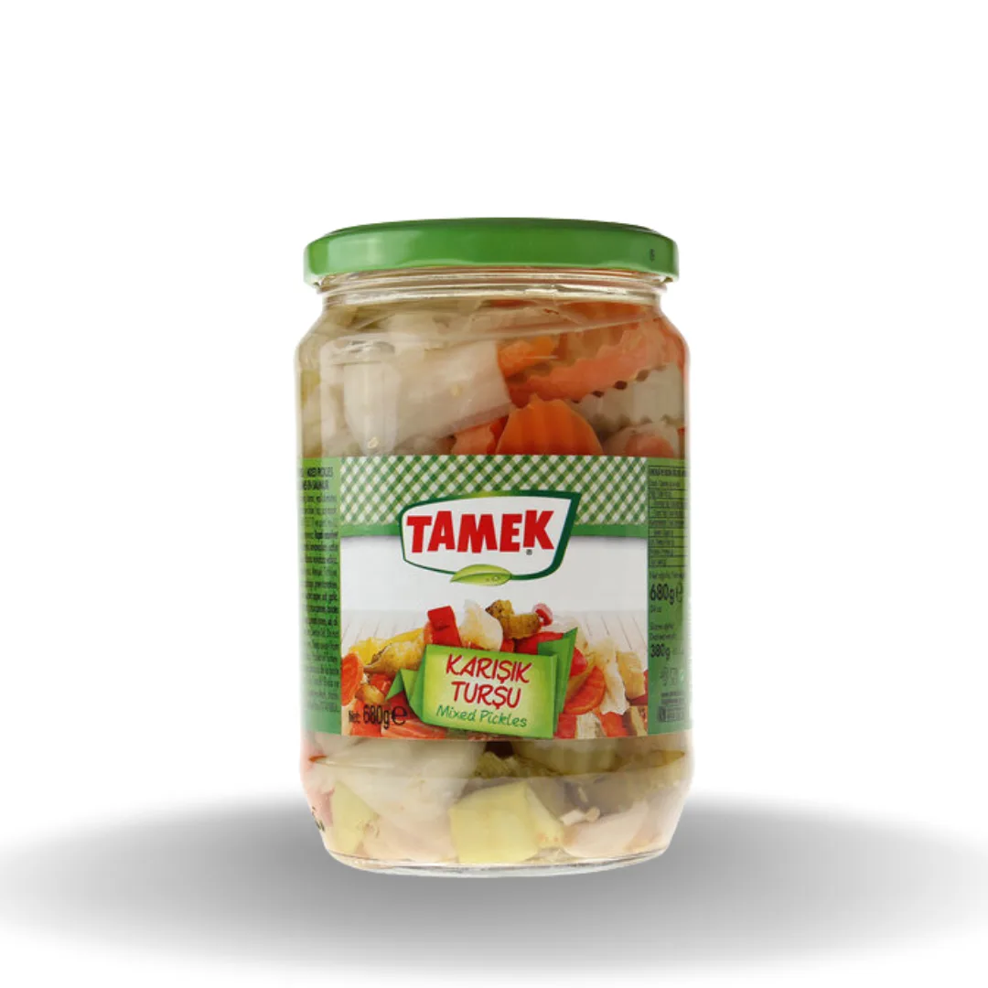 Tamek Karışık Turşu Cam Kavanoz 720 CC